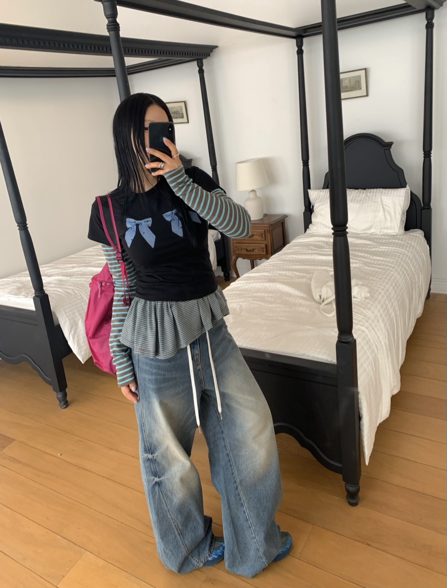 SEOLO東大門實拍女裝新品真品25春夏推薦職業人氣時尚休閑T恤Seolo seoulT恤