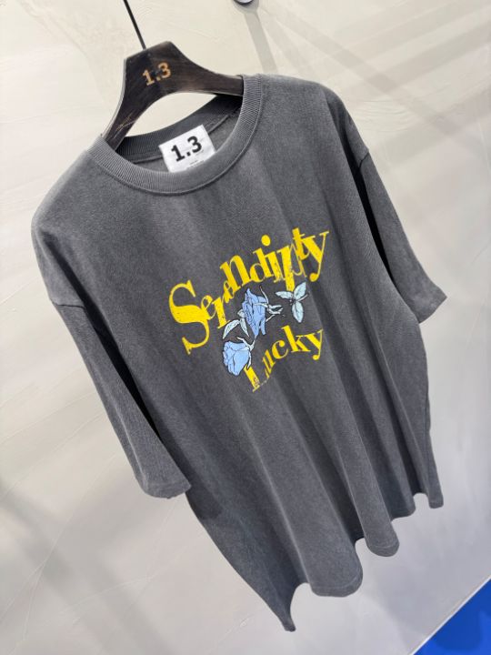 1.3韓國代購女裝新款真品推薦熱賣休閑時尚25春夏人氣職業T恤1.3T恤