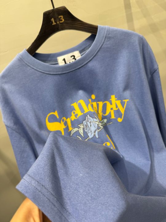 1.3韓國代購女裝新款真品推薦熱賣休閑時尚25春夏人氣職業T恤1.3T恤