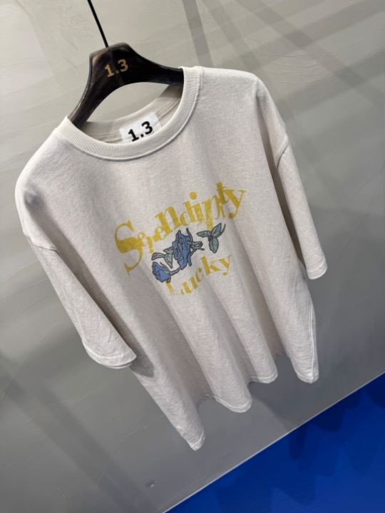 1.3韓國代購女裝新款真品推薦熱賣休閑時尚25春夏人氣職業T恤1.3T恤