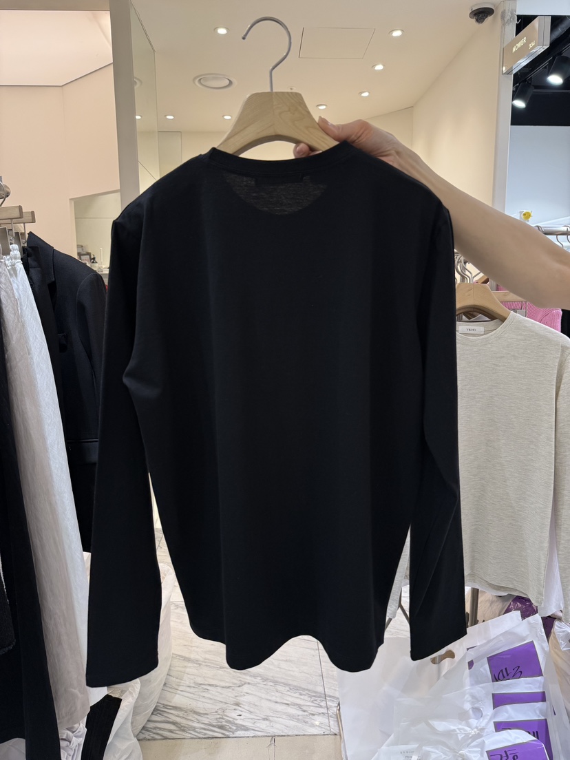 YIKHO STYLE東大門直郵女裝新品職業真品熱賣25春夏長袖T恤YIKHO STYLE長袖T恤