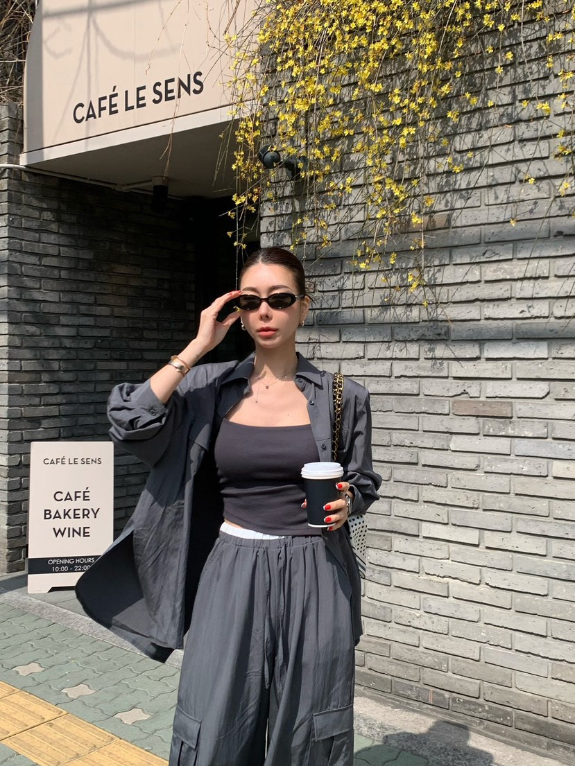 REVE CITE-L韓國代購女士新款人氣推薦職業25春夏吊帶背心REVE CITE吊帶/背心