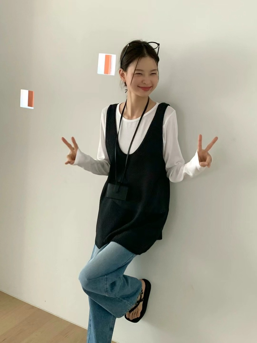 ANOU韓國代購女士新款熱賣推薦休閑職業人氣時尚25春夏吊帶背心ANOU吊帶/背心
