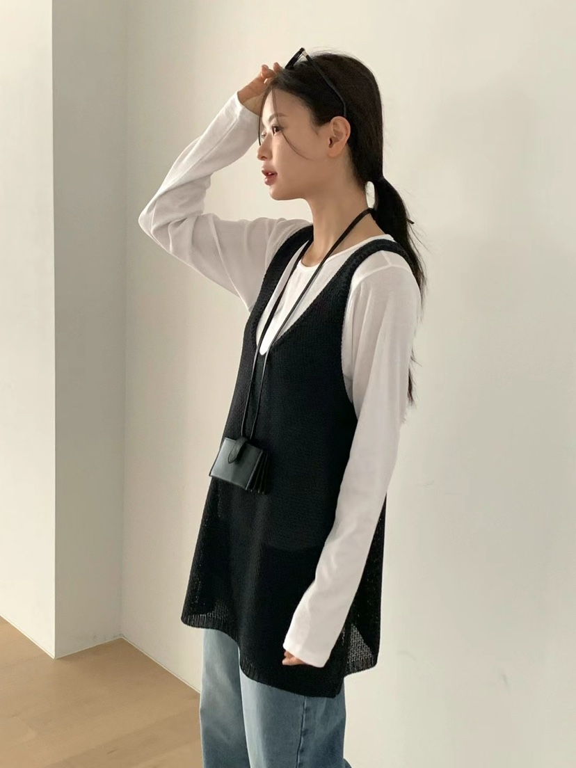 ANOU韓國代購女士新款熱賣推薦休閑職業人氣時尚25春夏吊帶背心ANOU吊帶/背心