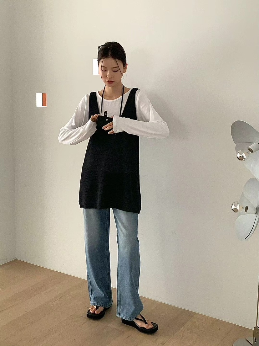 ANOU韓國代購女士新款熱賣推薦休閑職業人氣時尚25春夏吊帶背心ANOU吊帶/背心