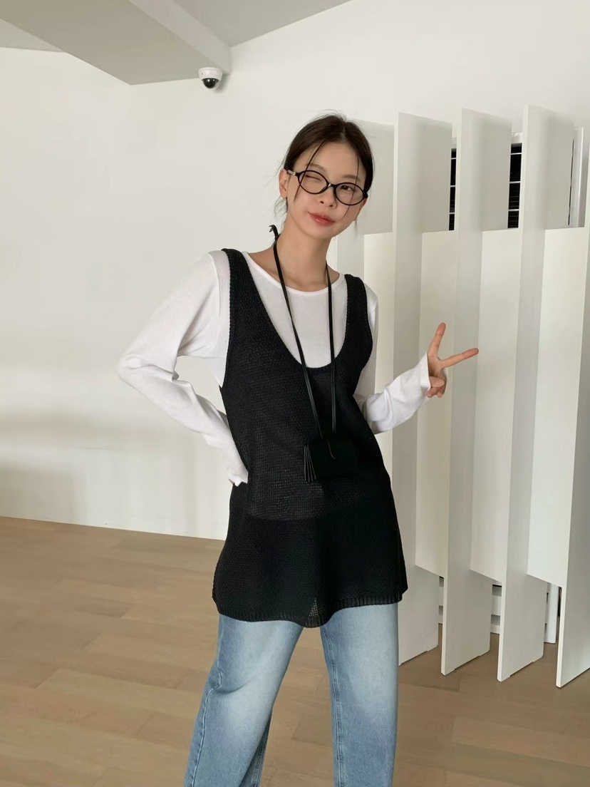ANOU韓國代購女士新款熱賣推薦休閑職業人氣時尚25春夏吊帶背心ANOU吊帶/背心
