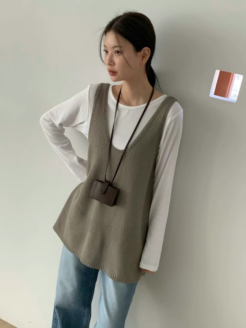 ANOU韓國代購女士新款熱賣推薦休閑職業人氣時尚25春夏吊帶背心ANOU吊帶/背心