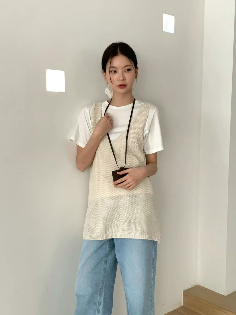 ANOU韓國代購女士新款熱賣推薦休閑職業人氣時尚25春夏吊帶背心ANOU吊帶/背心
