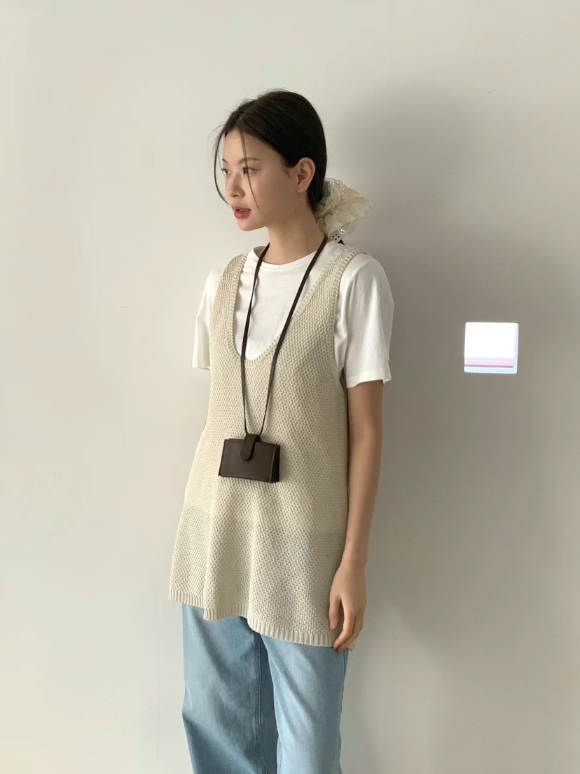 ANOU韓國代購女士新款熱賣推薦休閑職業人氣時尚25春夏吊帶背心ANOU吊帶/背心
