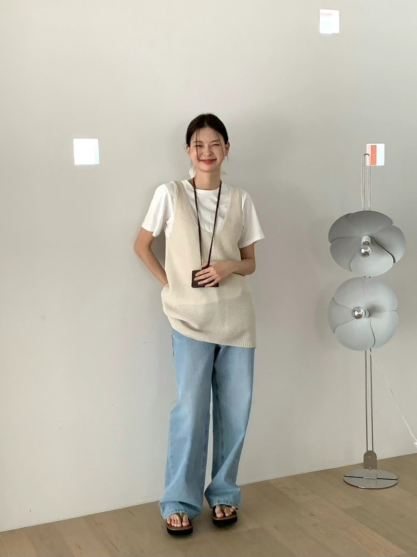 ANOU韓國代購女士新款熱賣推薦休閑職業人氣時尚25春夏吊帶背心ANOU吊帶/背心