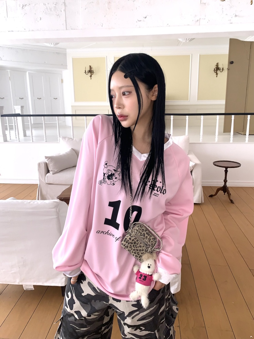 SEOLO東大門實拍女裝新品真品推薦職業人氣時尚25春夏長袖T恤Seolo seoul長袖T恤