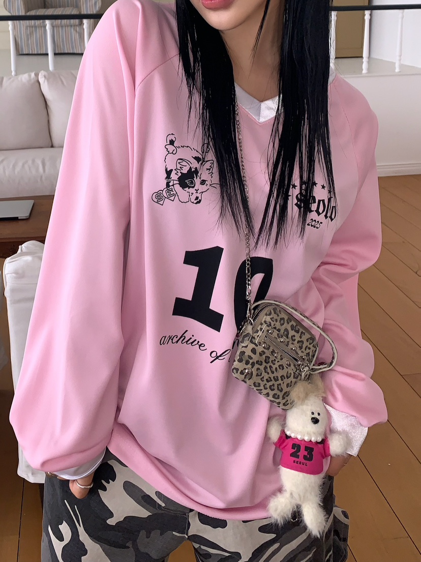 SEOLO東大門實拍女裝新品真品推薦職業人氣時尚25春夏長袖T恤Seolo seoul長袖T恤