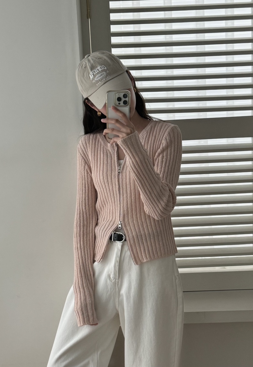 TIZZI韓國直郵女士新款人氣職業真品推薦休閑25春夏時尚針織衫TIZZI針織衫