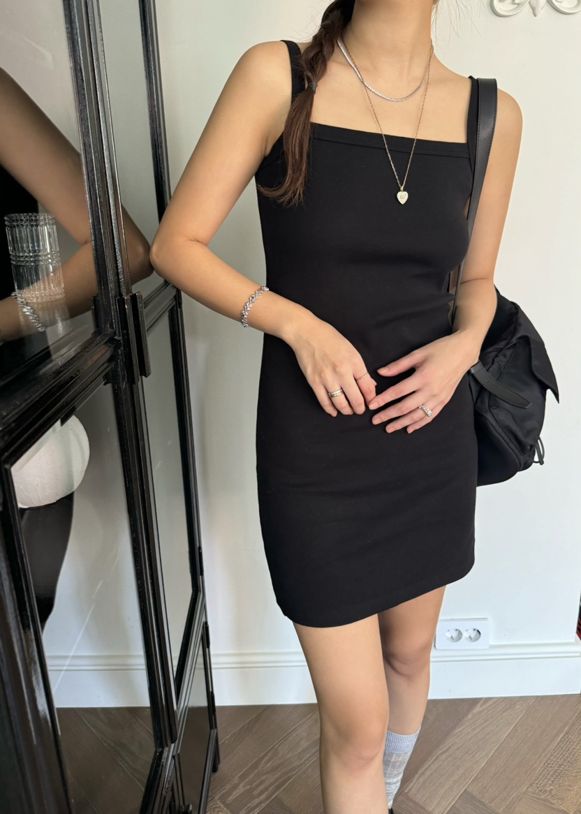 OUPPT東大門代購女裝新品推薦時尚25春夏人氣職業休閑連衣裙OUPPT連衣裙圖色3