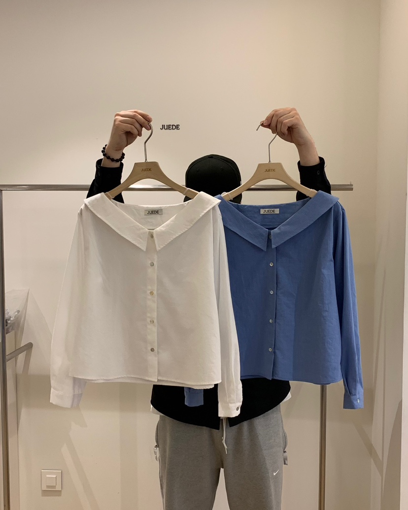 JUEDE(此品牌容易投訴)東大門直郵女士新品推薦襯衫蕾絲衫JUEDE襯衫/蕾絲衫