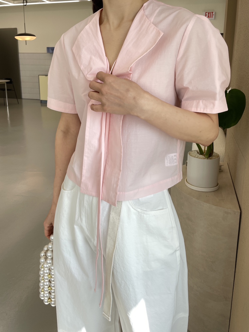 EDITION-P東大門代購女士新款休閑25春夏熱賣時尚襯衫蕾絲衫EDITI_ON襯衫/蕾絲衫