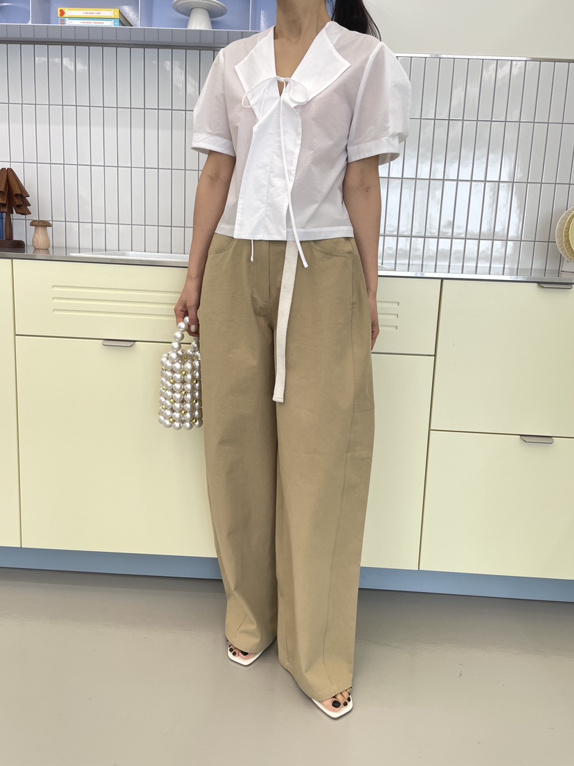 EDITION-P東大門代購女士新款休閑25春夏熱賣時尚襯衫蕾絲衫EDITI_ON襯衫/蕾絲衫