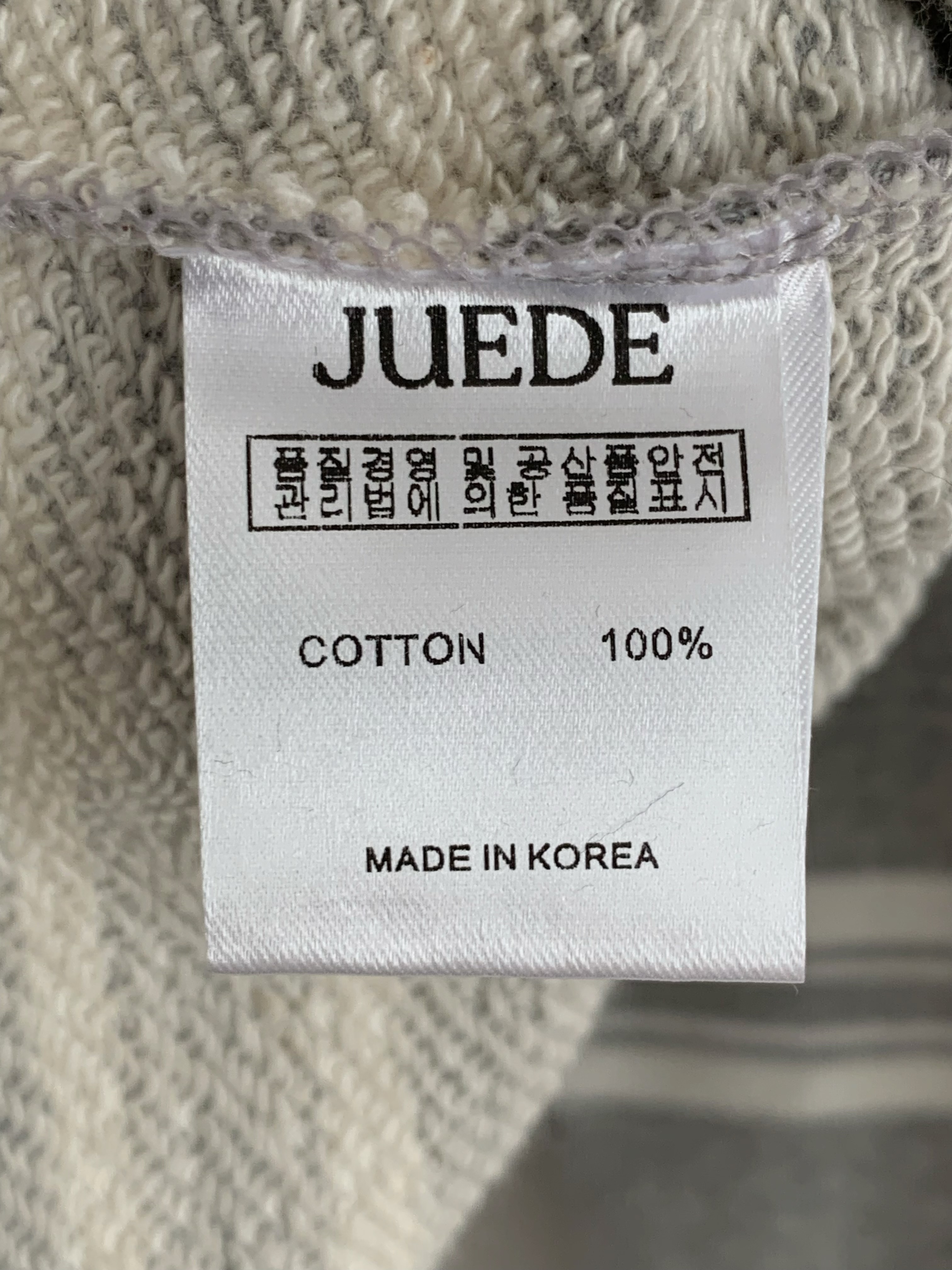 JUEDE(此品牌容易投訴)韓國代購女裝新款人氣時尚25春夏衛衣JUEDE衛衣