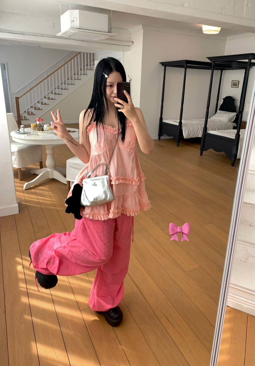 SEOLO韓國代購女士新款熱賣推薦人氣職業25春夏時尚吊帶背心Seolo seoul吊帶/背心