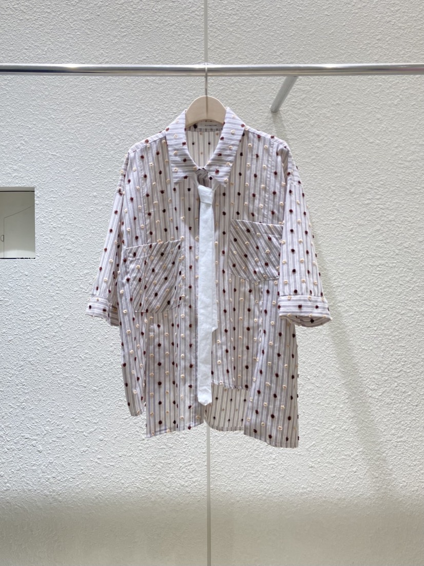 PLAYBUTTON-P東大門直郵女裝新品推薦人氣時尚熱賣襯衫蕾絲衫PLAYBUTTON襯衫/蕾絲衫圖色2