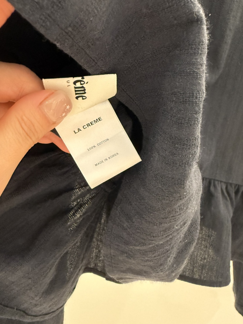 LA CREME韓國直郵女裝新品推薦休閑25春夏時尚熱賣真品連衣裙LA CREME連衣裙