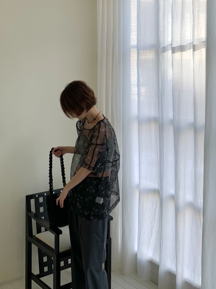 MARE東大門實拍女士新款熱賣時尚休閑人氣真品25春夏襯衫蕾絲衫MARE襯衫/蕾絲衫