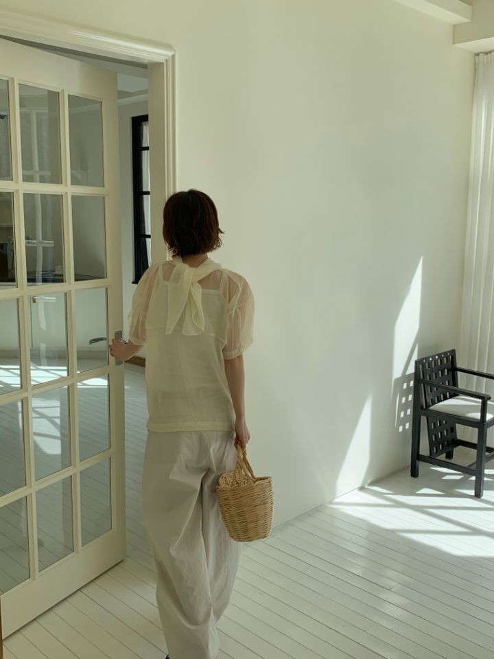 MARE東大門實拍女士新款熱賣時尚休閑人氣真品25春夏襯衫蕾絲衫MARE襯衫/蕾絲衫