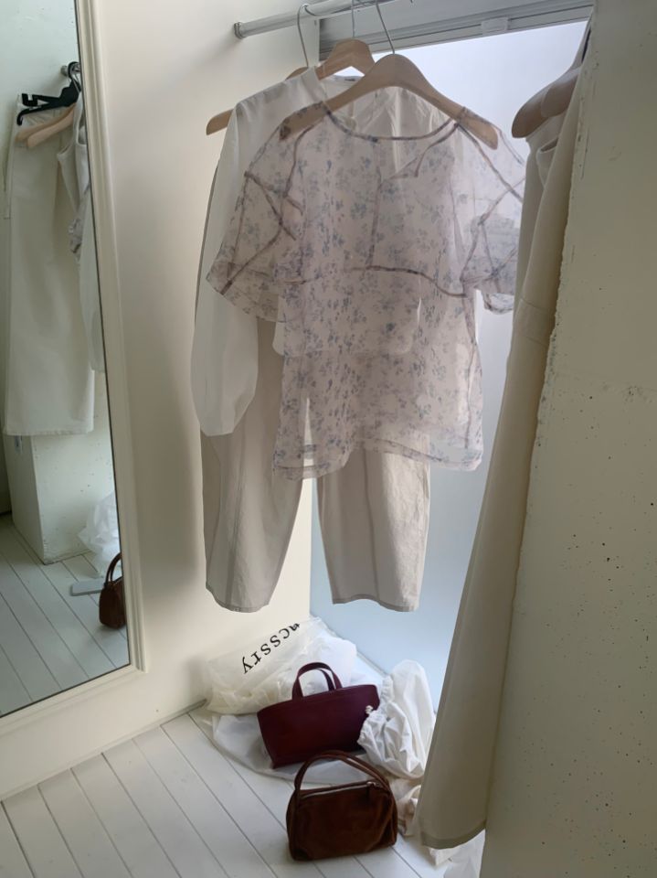 MARE東大門實拍女士新款熱賣時尚休閑人氣真品25春夏襯衫蕾絲衫MARE襯衫/蕾絲衫