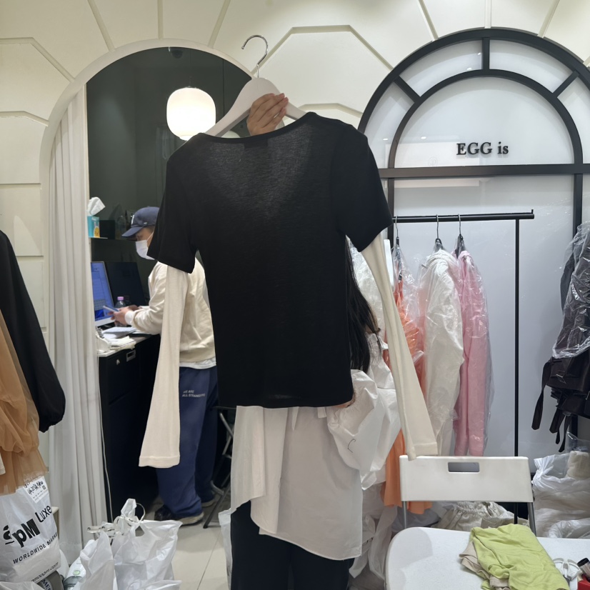 EGG IS東大門實拍女士新款時尚職業人氣真品套裝兩件套套裝EGG IS套裝