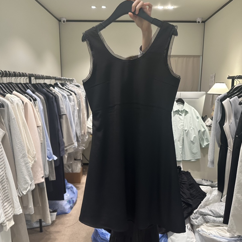 RE STOCK東大門代購女士新品25春夏休閑真品推薦時尚連衣裙RE STOCK連衣裙圖色2