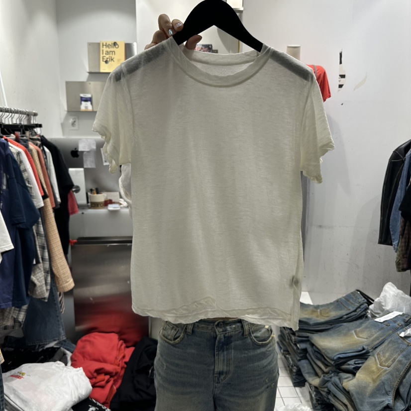 THE WEEKND東大門實拍女士新品25春夏推薦人氣真品休閑T恤CLODET恤圖色1