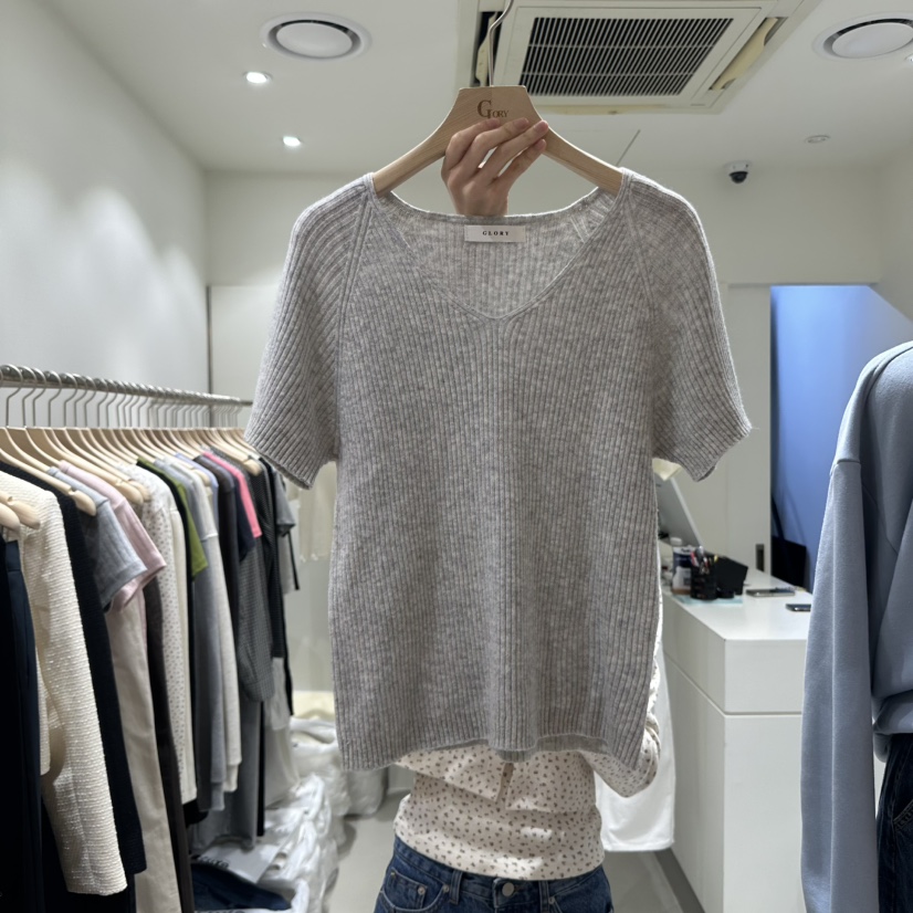 GLORY韓國代購女士新款人氣職業真品熱賣時尚休閑25春夏針織衫GLORY針織衫圖色1