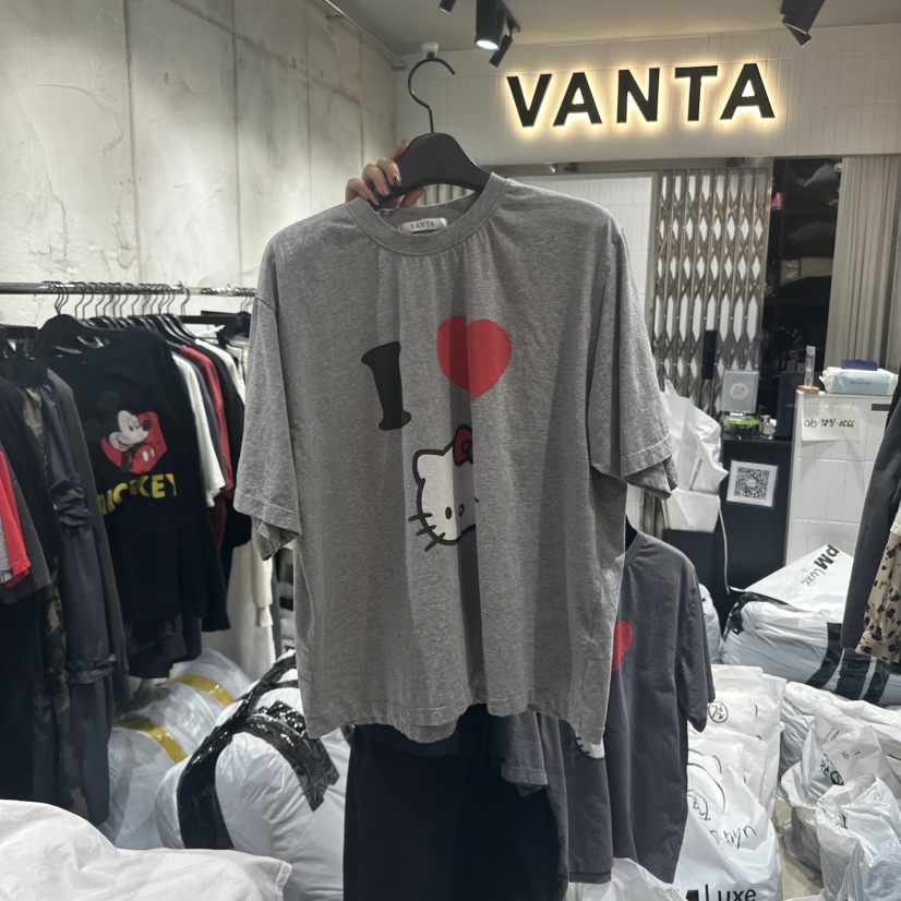 VANTA韓國代購女士新品人氣休閑真品時尚熱賣25春夏推薦T恤VANTAT恤圖色2