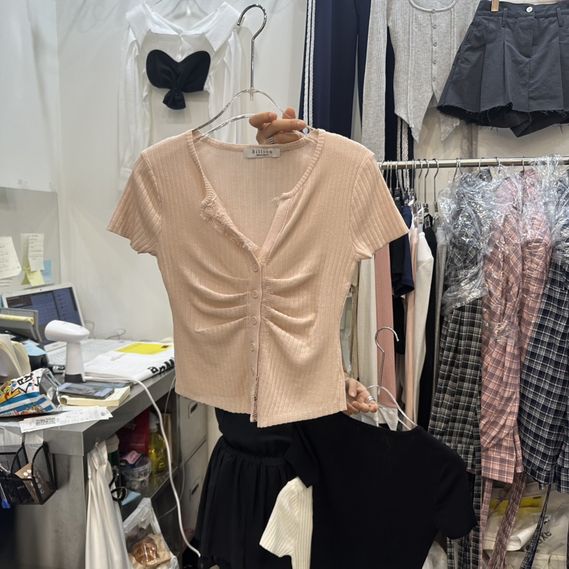 BILLION-L東大門代購女士新品25春夏休閑真品時尚推薦針織衫BILLION-L針織衫圖色2