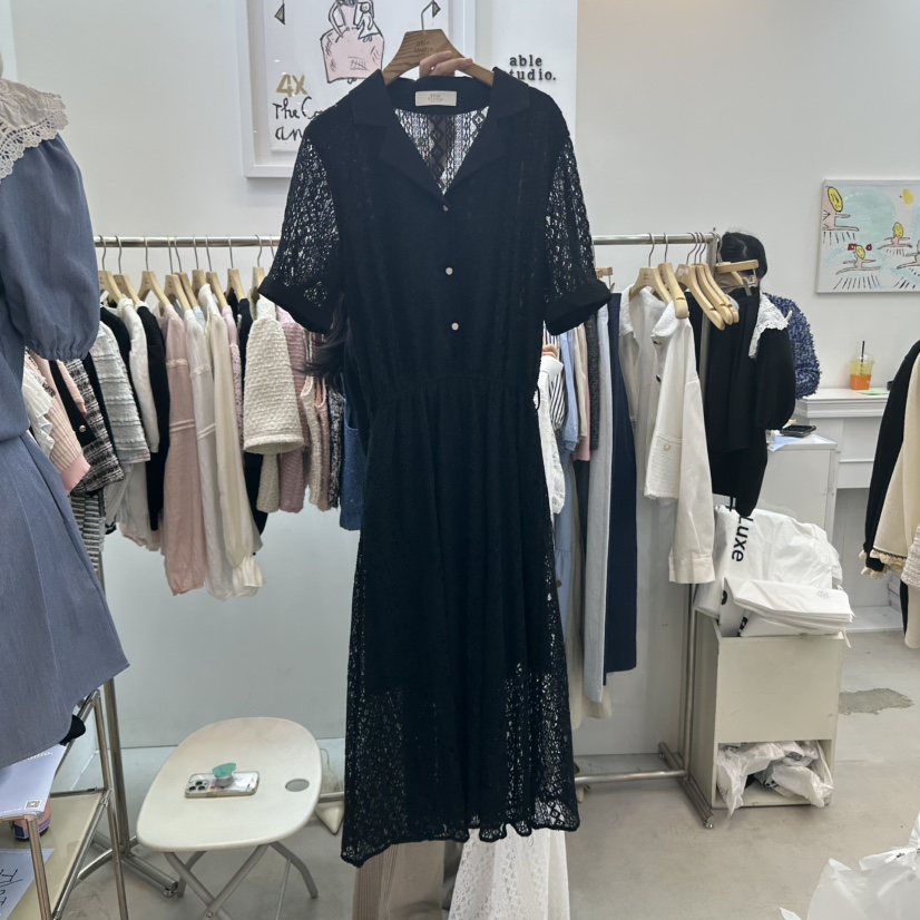 ABLESTUDIO韓國直郵女士新款熱賣人氣休閑真品連衣裙不含腰帶ABLE STUDIO連衣裙圖色2