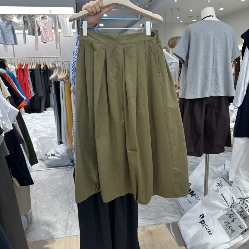 REVE-L韓國直郵女士新品熱賣時尚休閑推薦人氣25春夏真品長裙REVE-L長裙