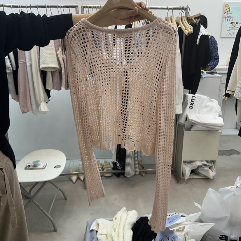 ABLESTUDIO韓國代購女裝新款推薦真品休閑職業針織衫不含內搭ABLE STUDIO針織衫