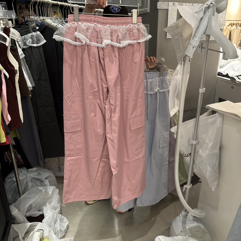 MOMAZU韓國代購女裝新品熱賣真品休閑職業25春夏人氣休閑褲MOMAZU休閑褲