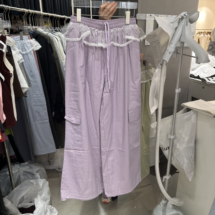 MOMAZU韓國代購女裝新品熱賣真品休閑職業25春夏人氣休閑褲MOMAZU休閑褲圖色3