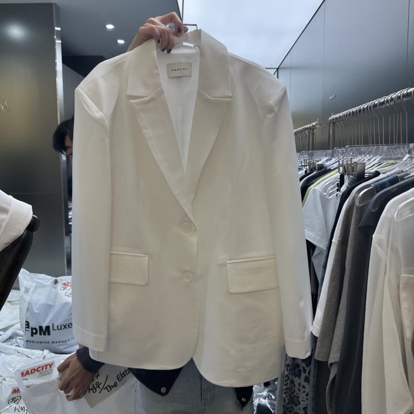MADCITY韓國代購女裝新款休閑25春夏熱賣職業時尚人氣真品夾克MADCITY夾克圖色1