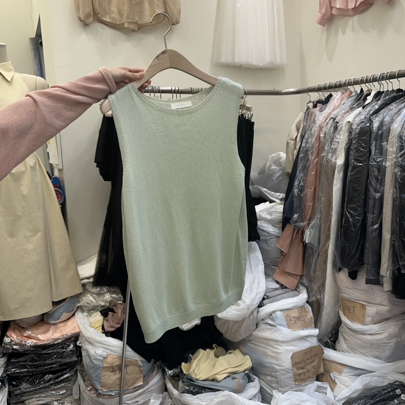 THE LOW東大門實拍女士新品推薦時尚熱賣25春夏休閑吊帶背心THE LOW吊帶/背心
