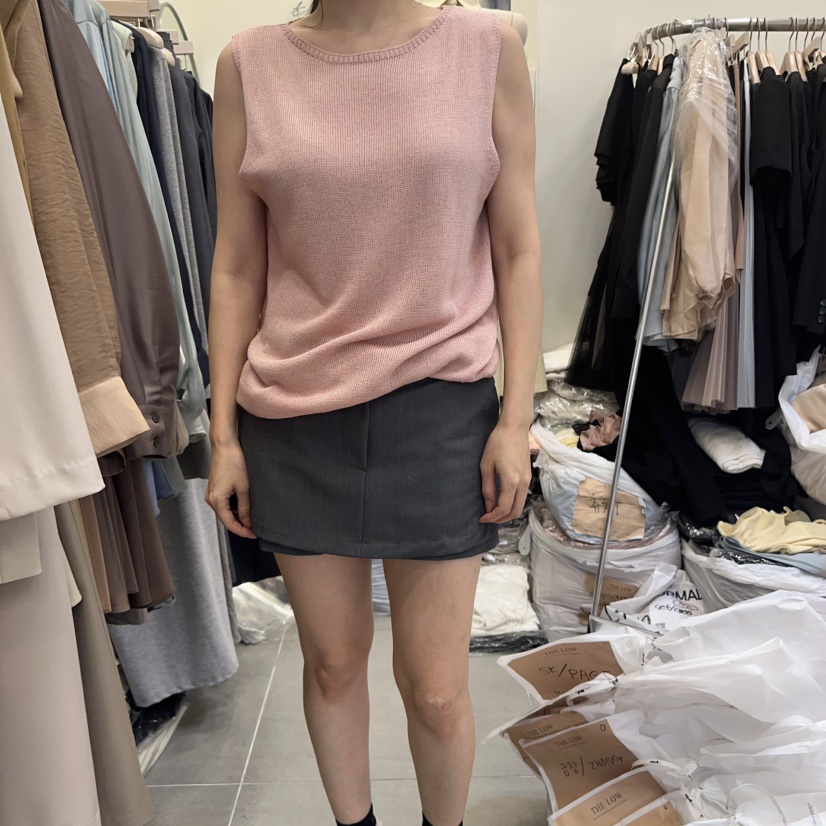 THE LOW東大門實拍女士新品推薦時尚熱賣25春夏休閑吊帶背心THE LOW吊帶/背心圖色2