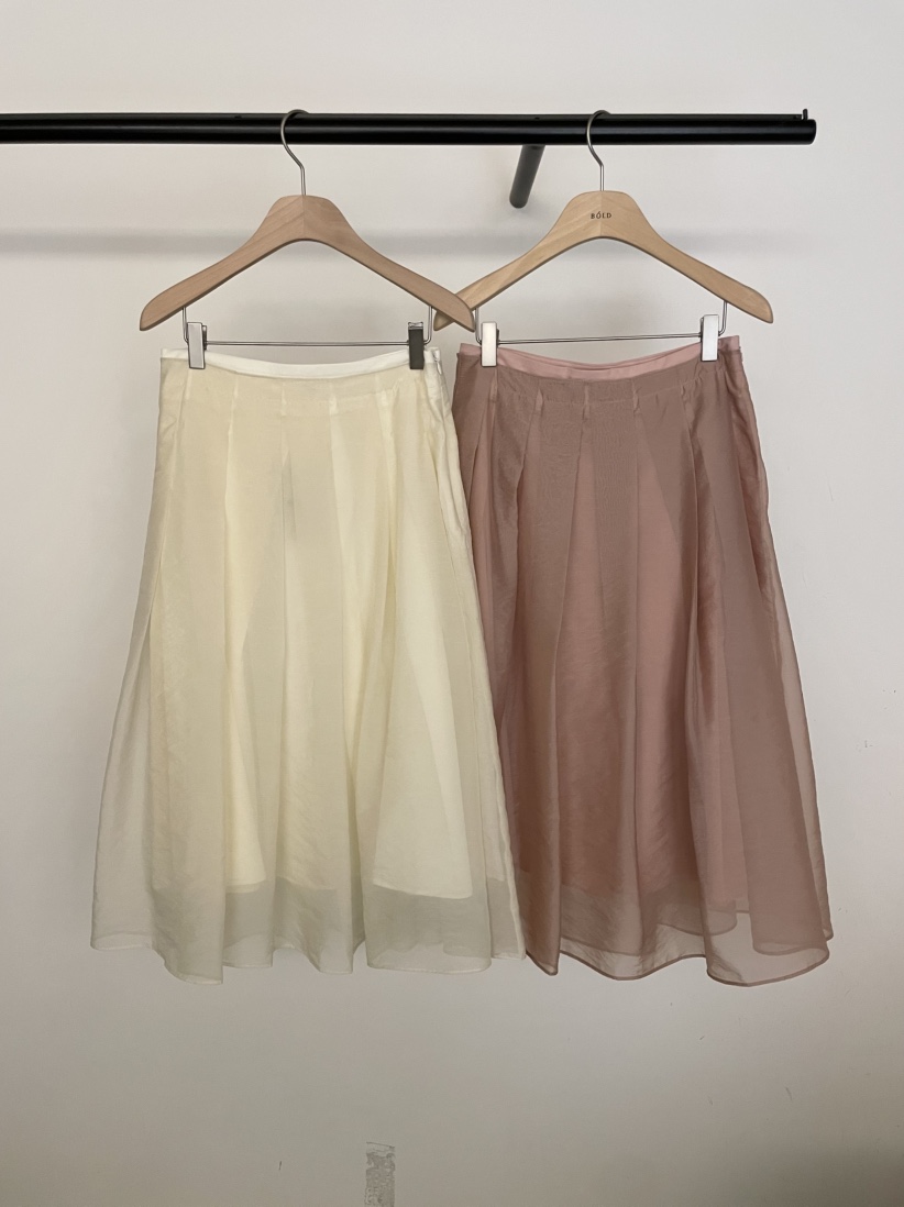 BOLD-A東大門實拍女裝新款推薦時尚職業半身裙中短裙歐根紗RE BOLD半身裙/中短裙