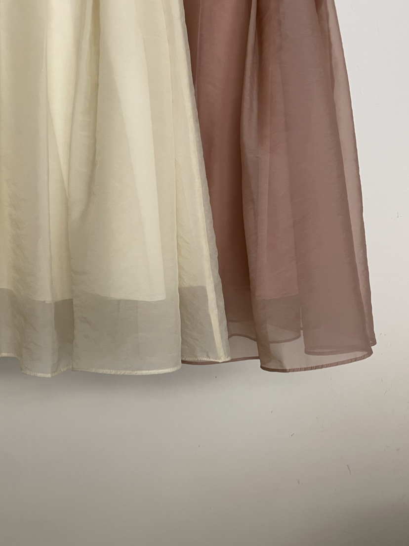 BOLD-A東大門實拍女裝新款推薦時尚職業半身裙中短裙歐根紗RE BOLD半身裙/中短裙