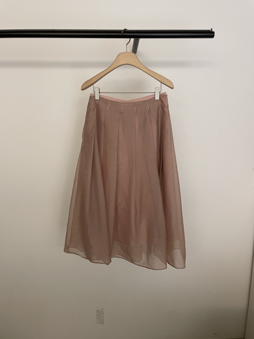 BOLD-A東大門實拍女裝新款推薦時尚職業半身裙中短裙歐根紗RE BOLD半身裙/中短裙