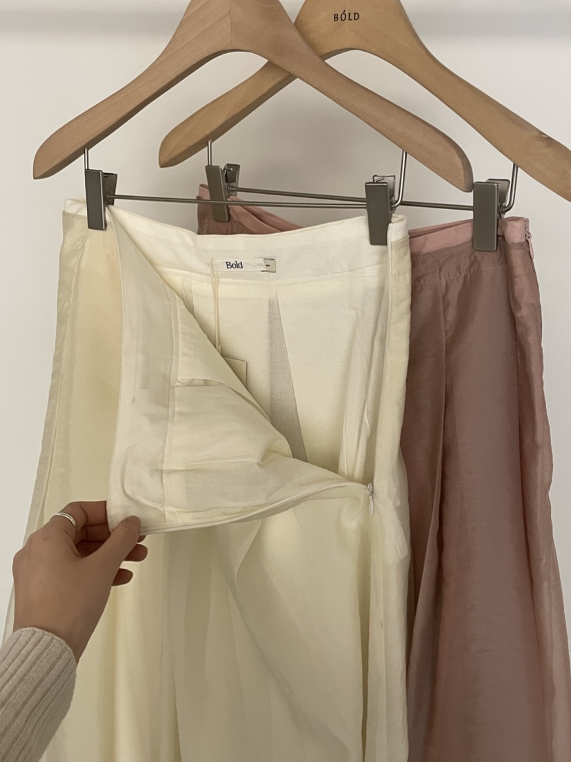 BOLD-A東大門實拍女裝新款推薦時尚職業半身裙中短裙歐根紗RE BOLD半身裙/中短裙