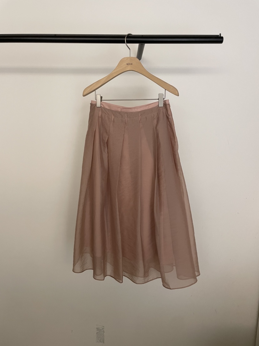 BOLD-A東大門實拍女裝新款推薦時尚職業半身裙中短裙歐根紗RE BOLD半身裙/中短裙圖色2