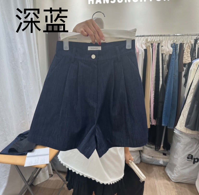 HANSUNGHYUN東大門直郵女裝新品休閑推薦25春夏時尚真品短褲HANSUNGHYUN短褲圖色2