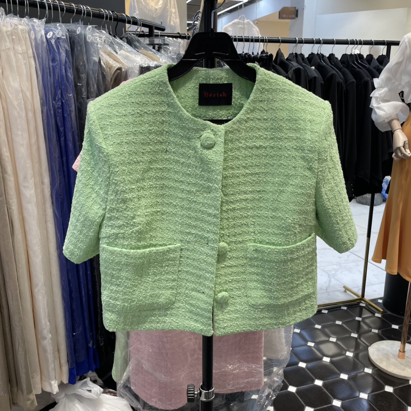 空東大門實拍女裝新品時尚職業熱賣推薦25春夏休閑人氣夾克Herish夾克圖色2