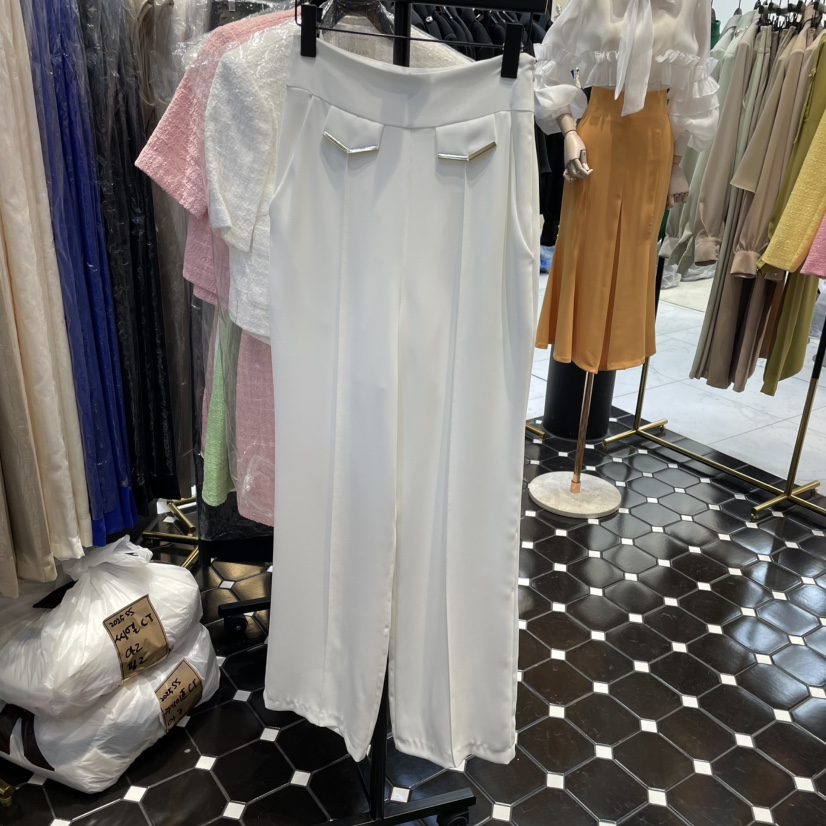空東大門代購女裝新款休閑熱賣25春夏職業真品人氣時尚休閑褲Herish休閑褲圖色3